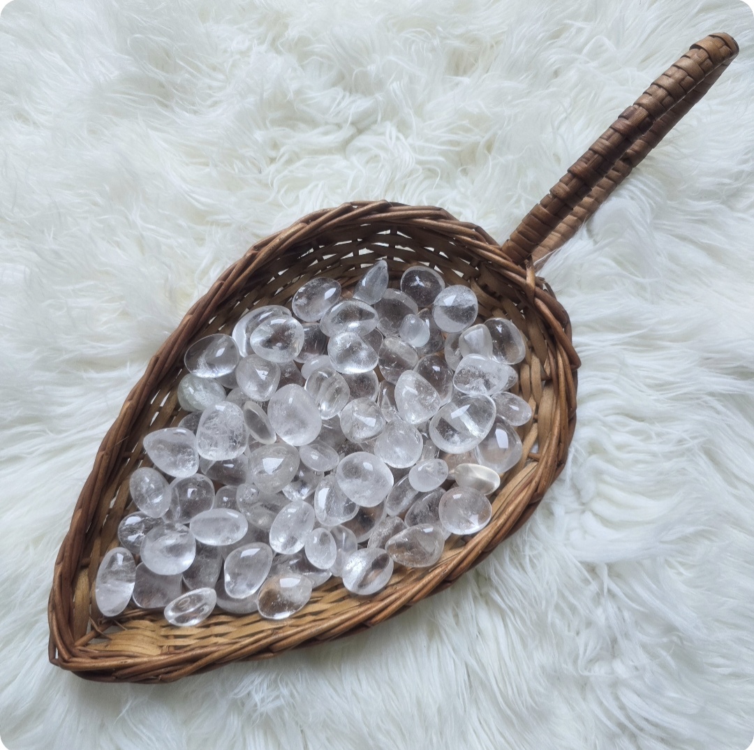 Clear Quartz Tumbles
