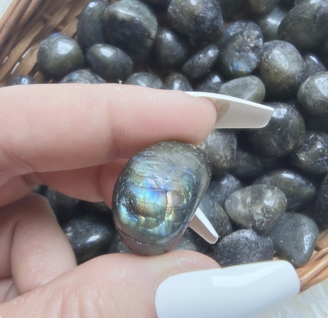 Black Labradorite Tumbles