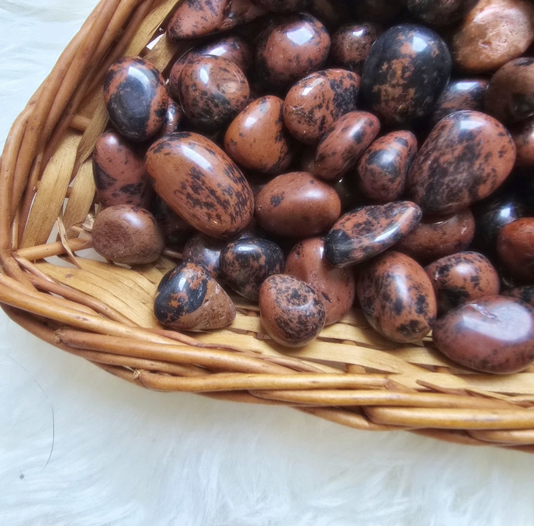 Red Mahogany Obsidian Stone Tumbles