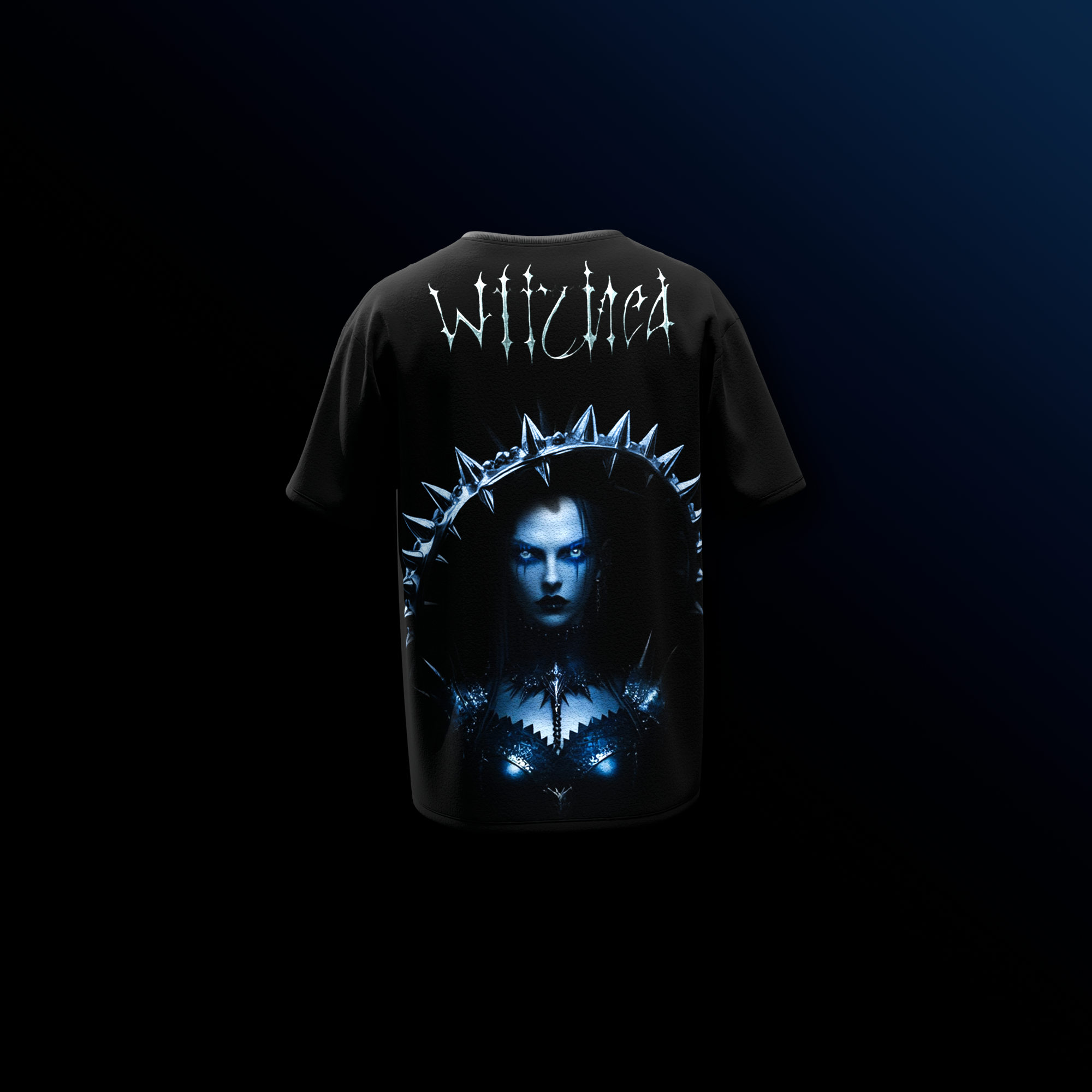 Witched , Black Oversized Tshirt 