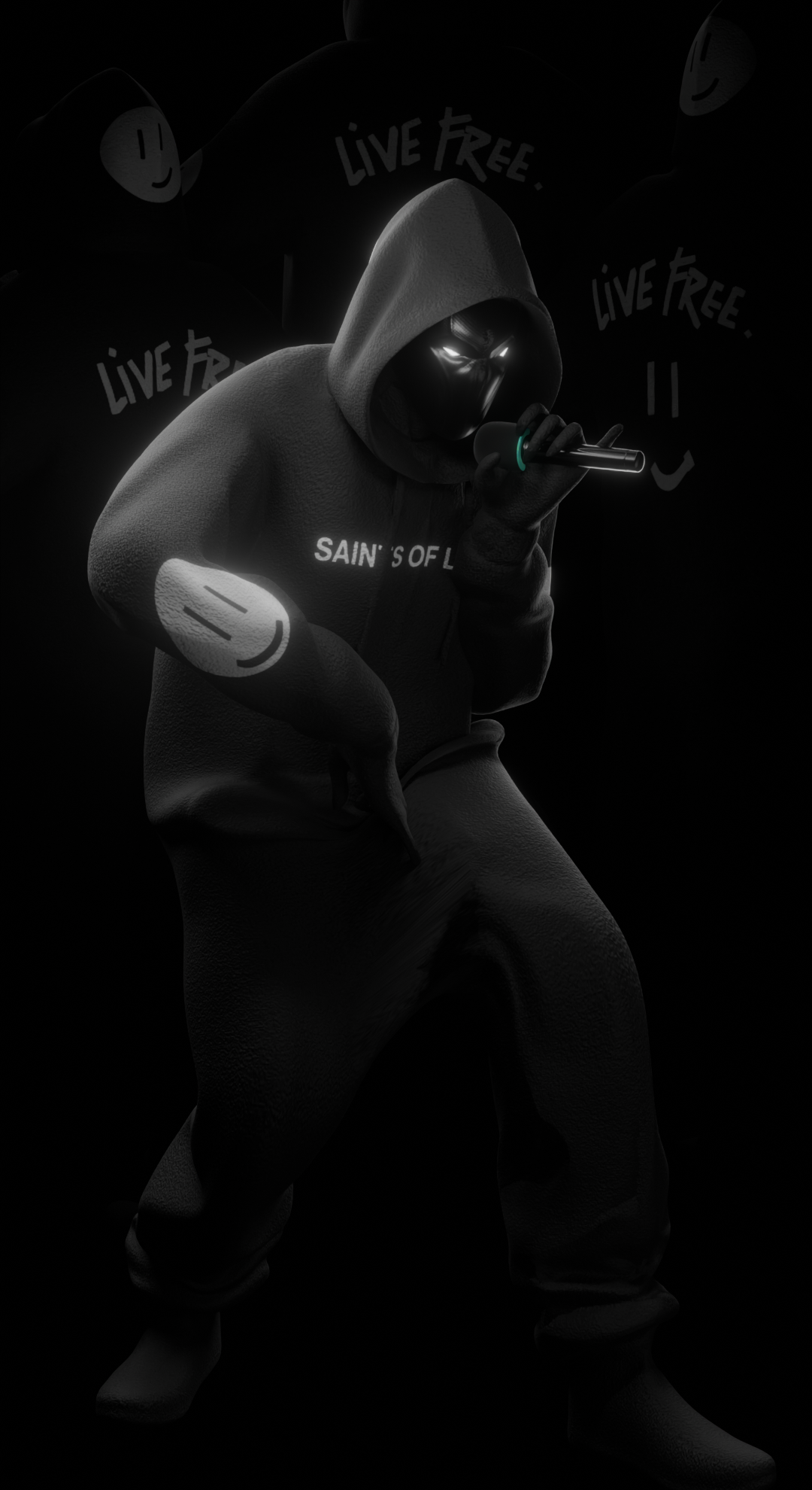 LIVE FREE Oversized Hoodie