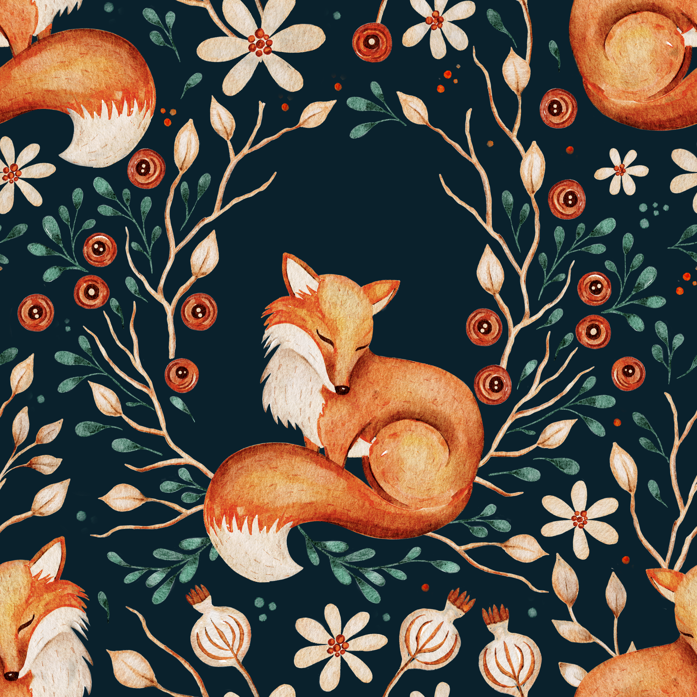 LINED Notebook "FOX"