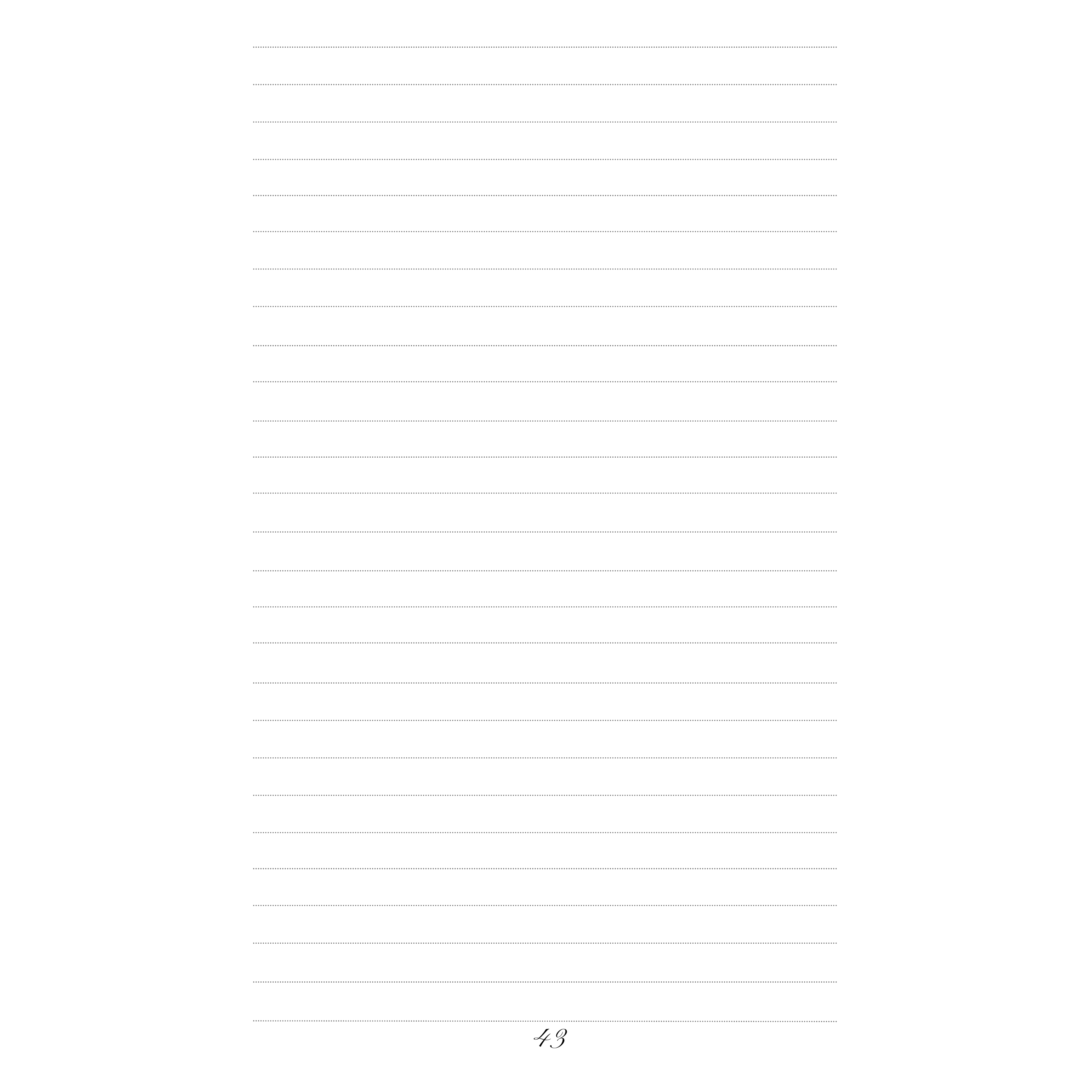 LINED Notebook "FOX"