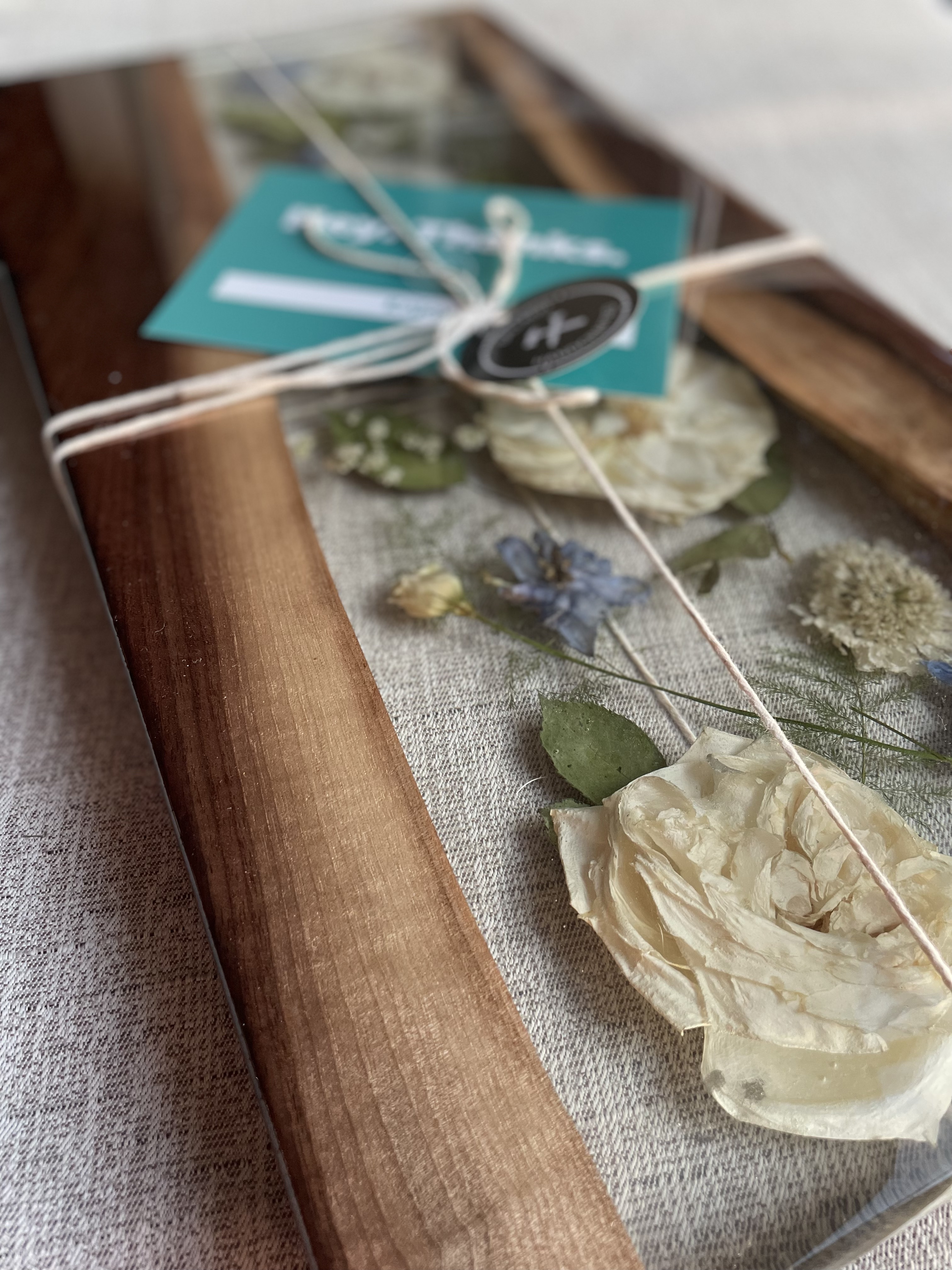 Custom Flower Preservation Board