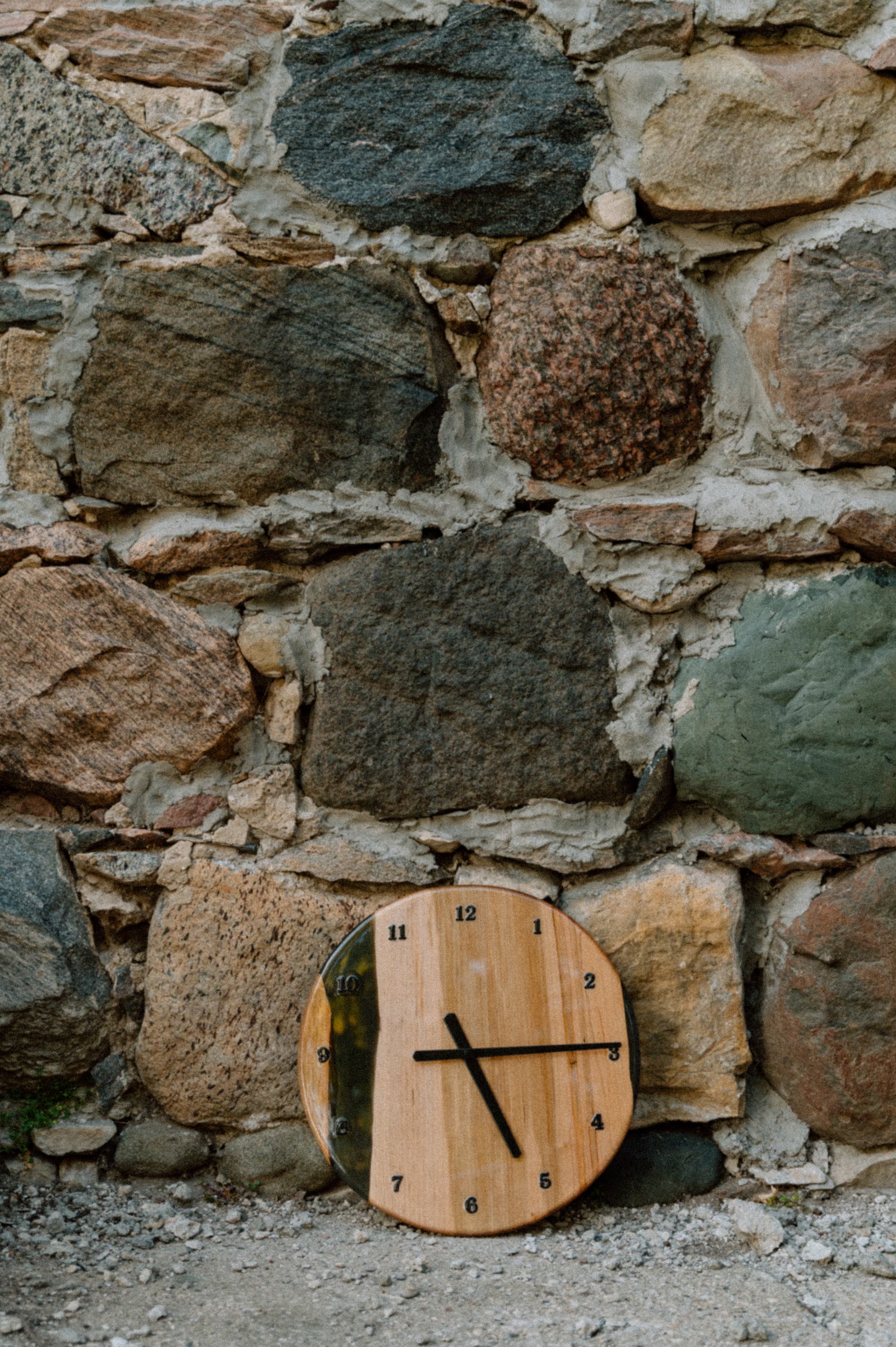 Custom Maple Wood and Epoxy Clock