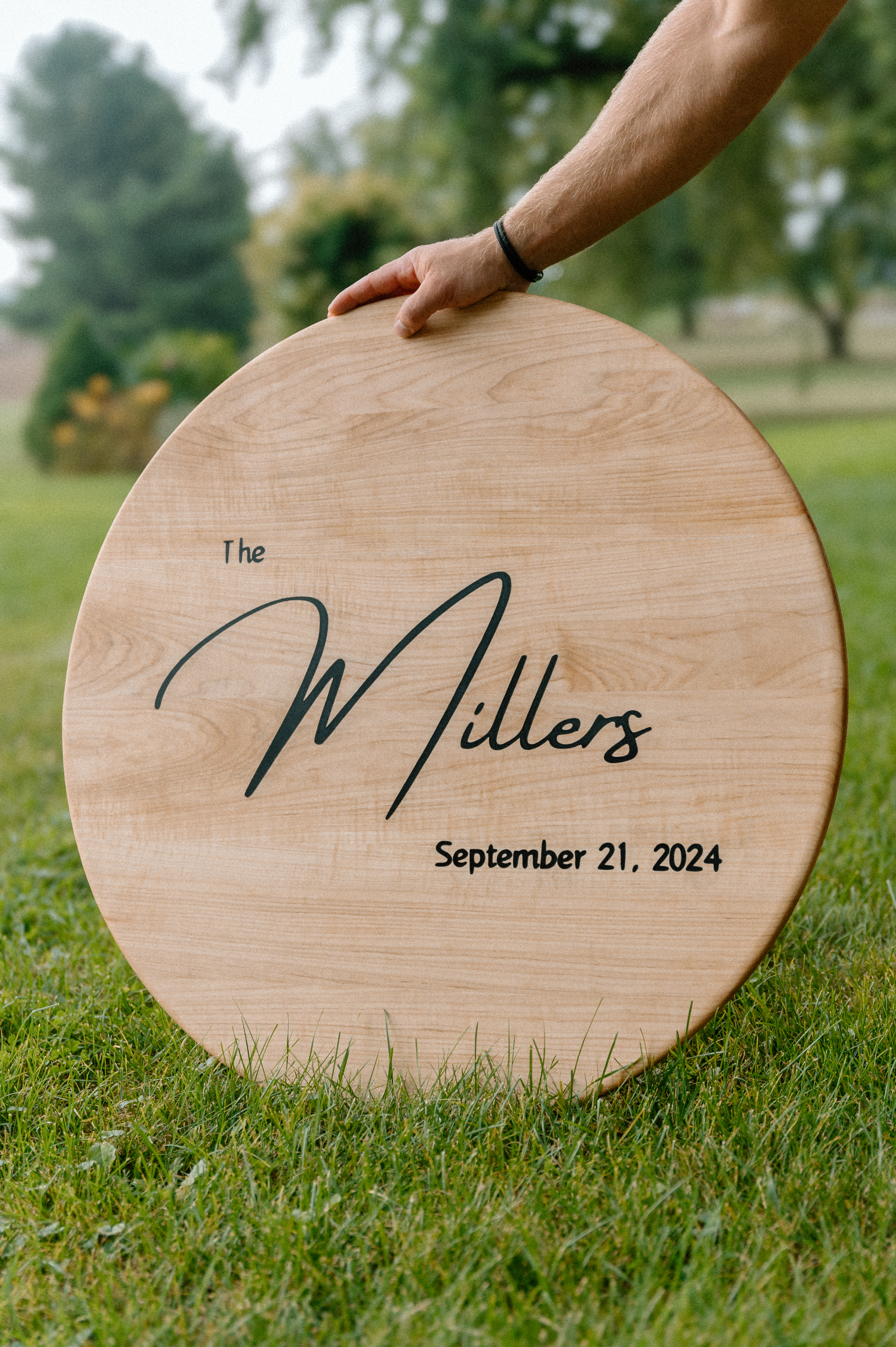 Custom Wedding Signing Board