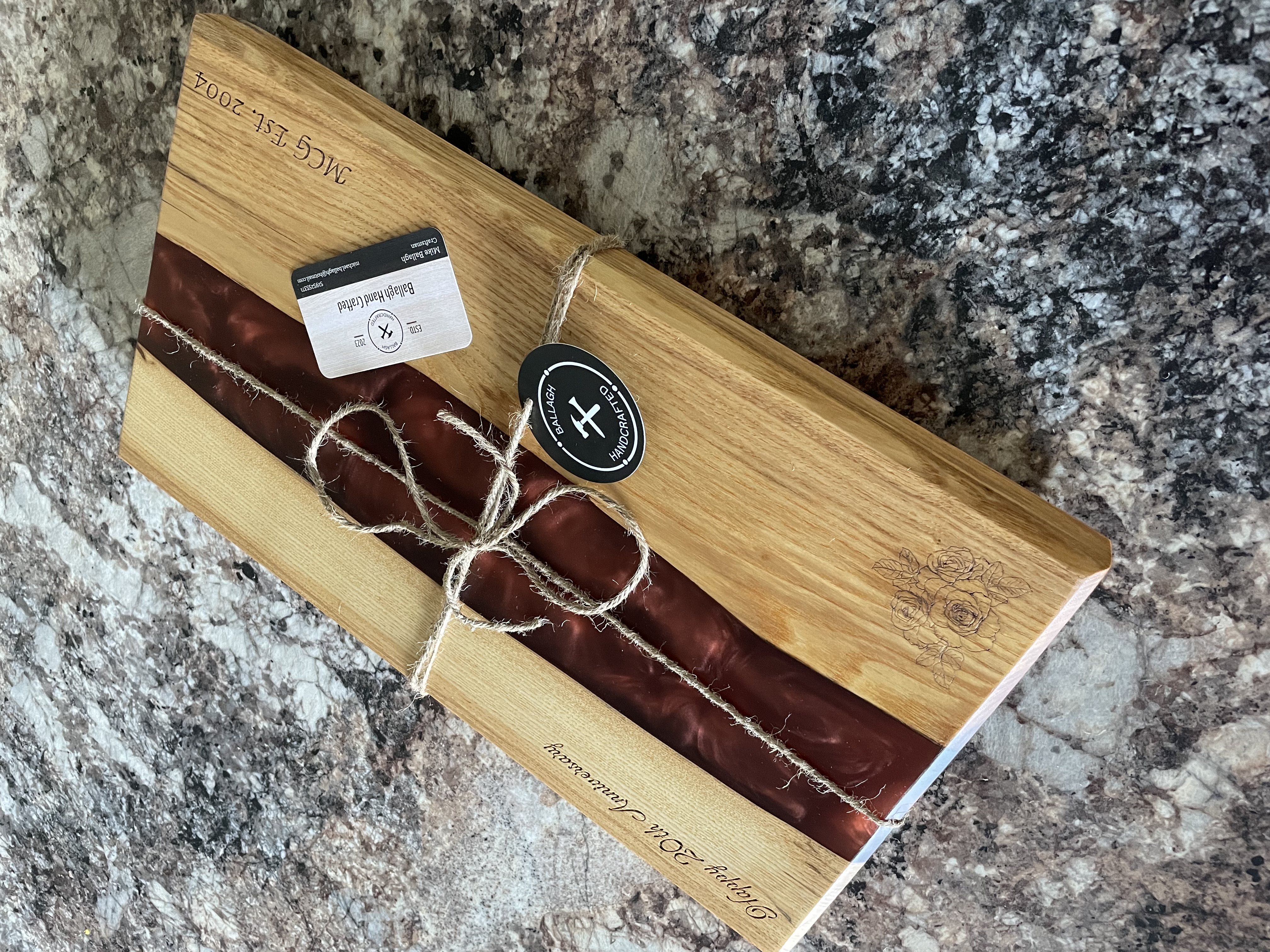 Custom Epoxy Charcuterie Boards