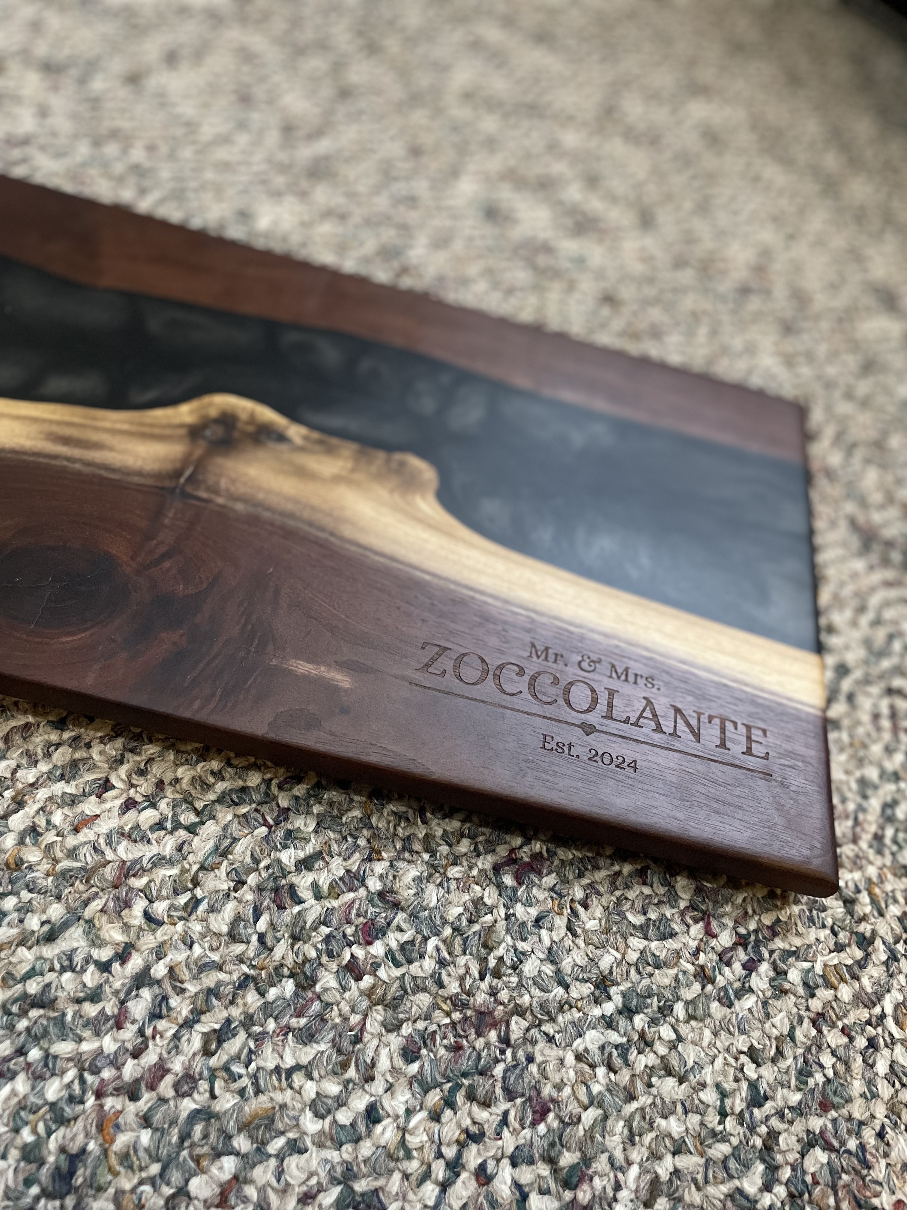 Custom Epoxy Charcuterie Boards