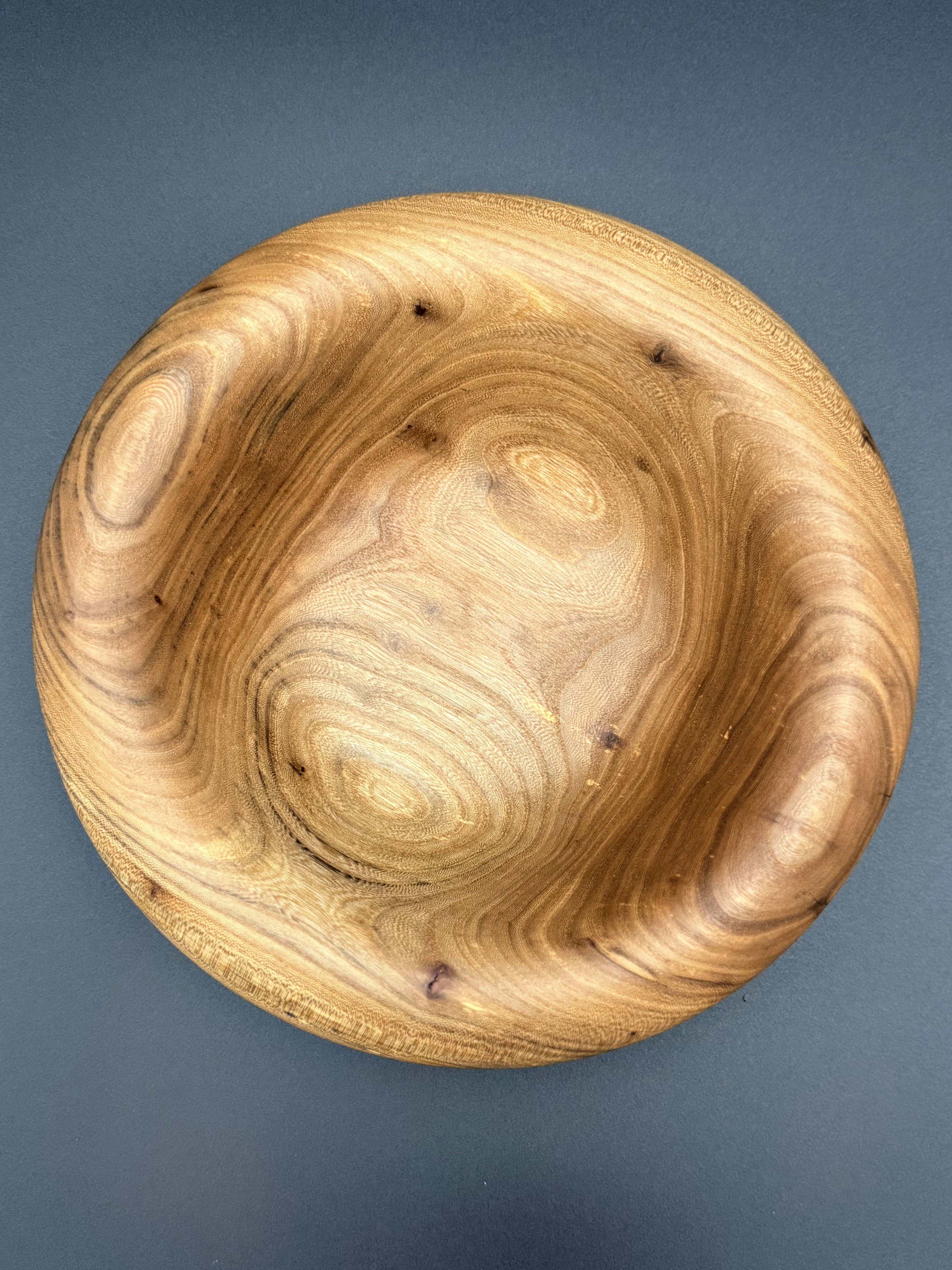 Lipped Elm Bowl