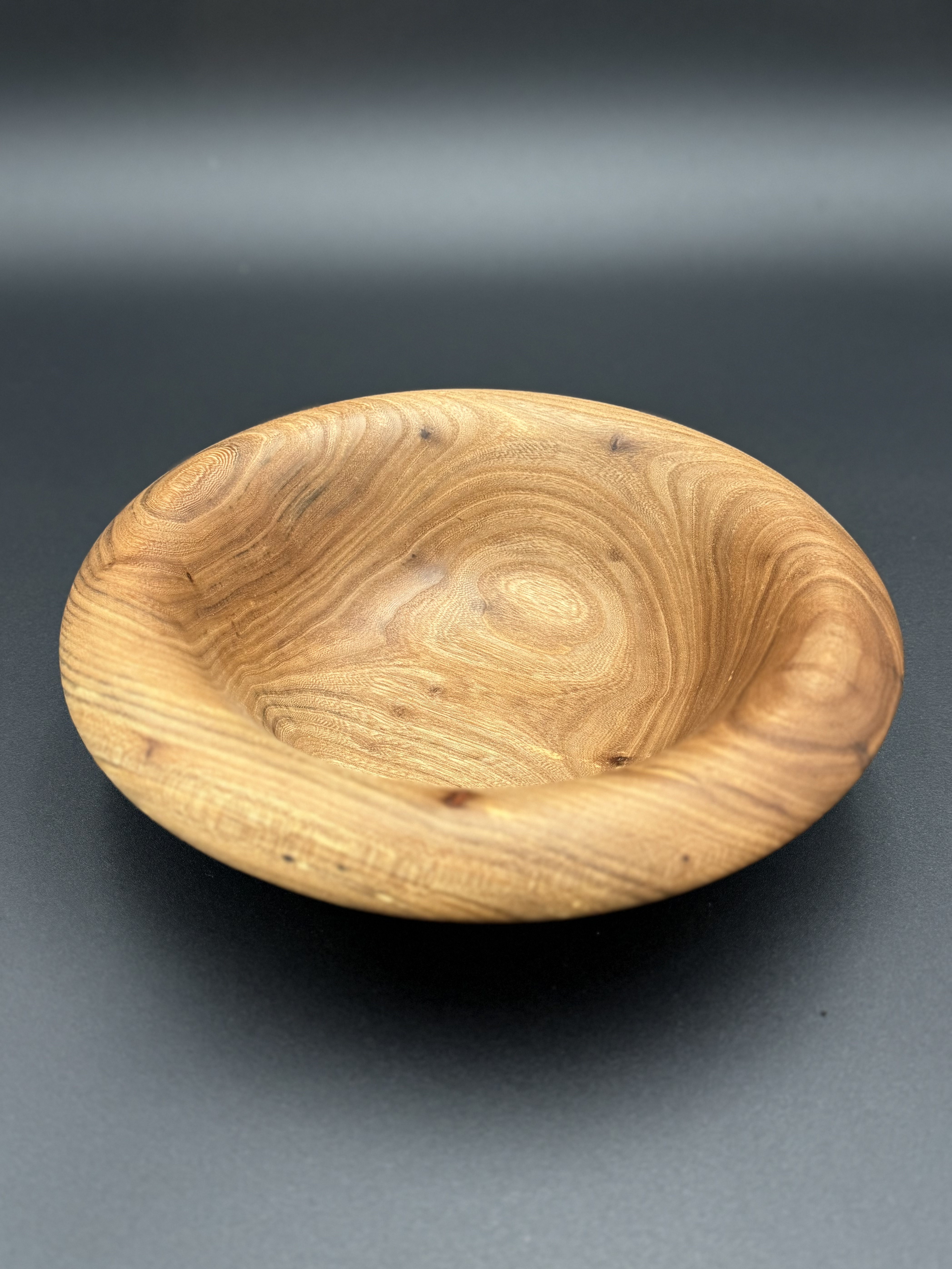 Lipped Elm Bowl