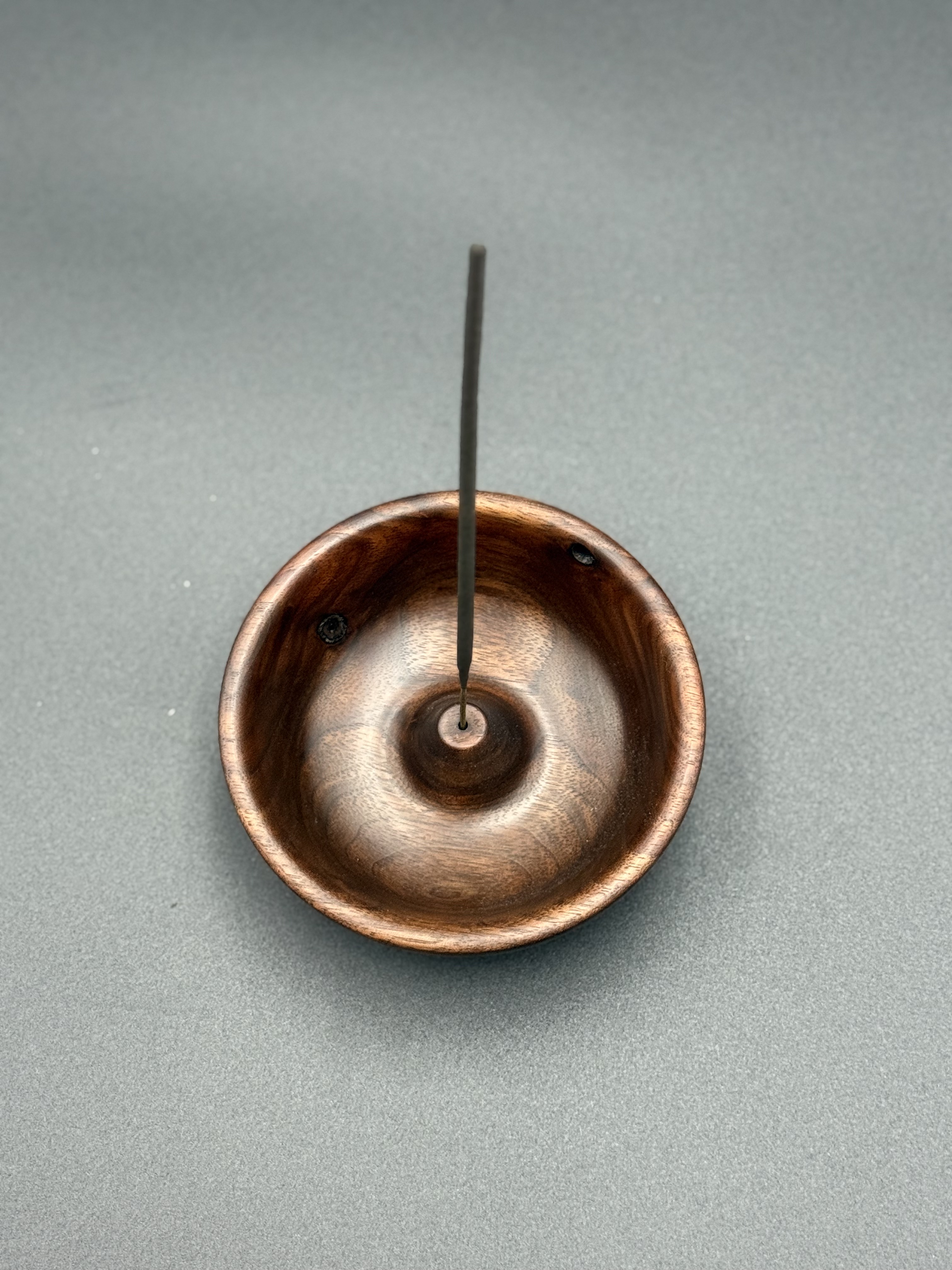 Walnut Incense Holder