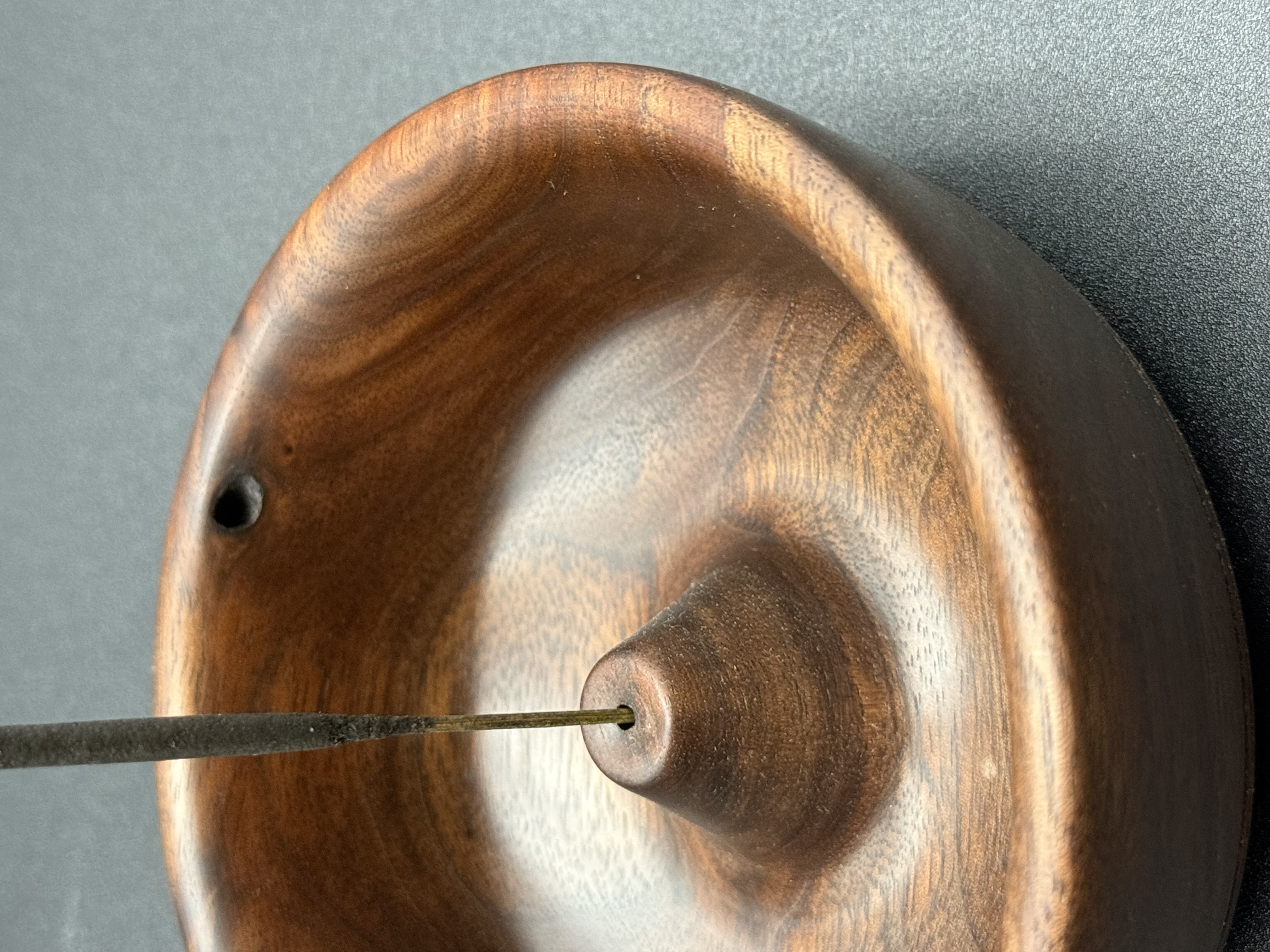 Walnut Incense Holder
