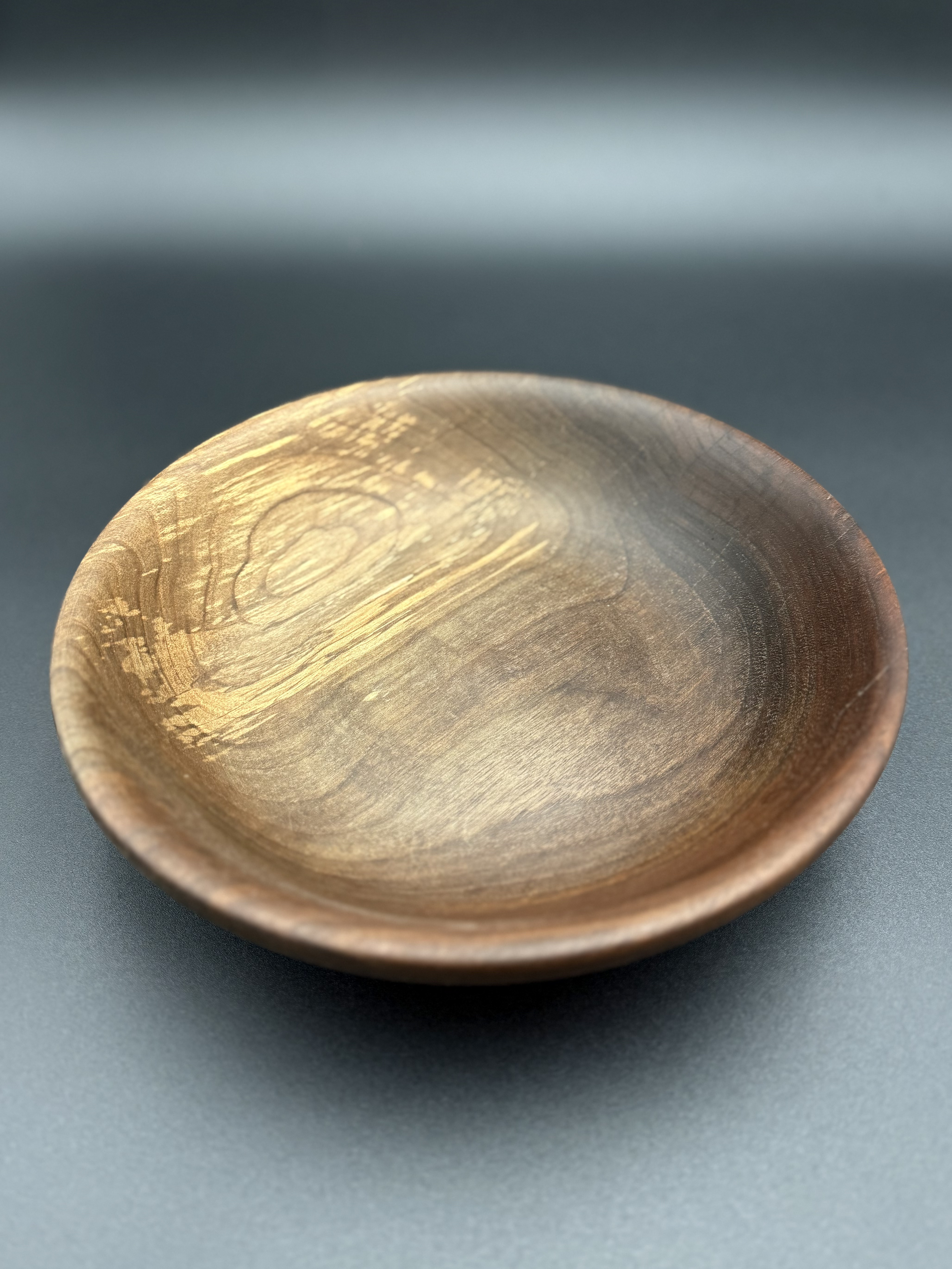 Accented Walnut Dish