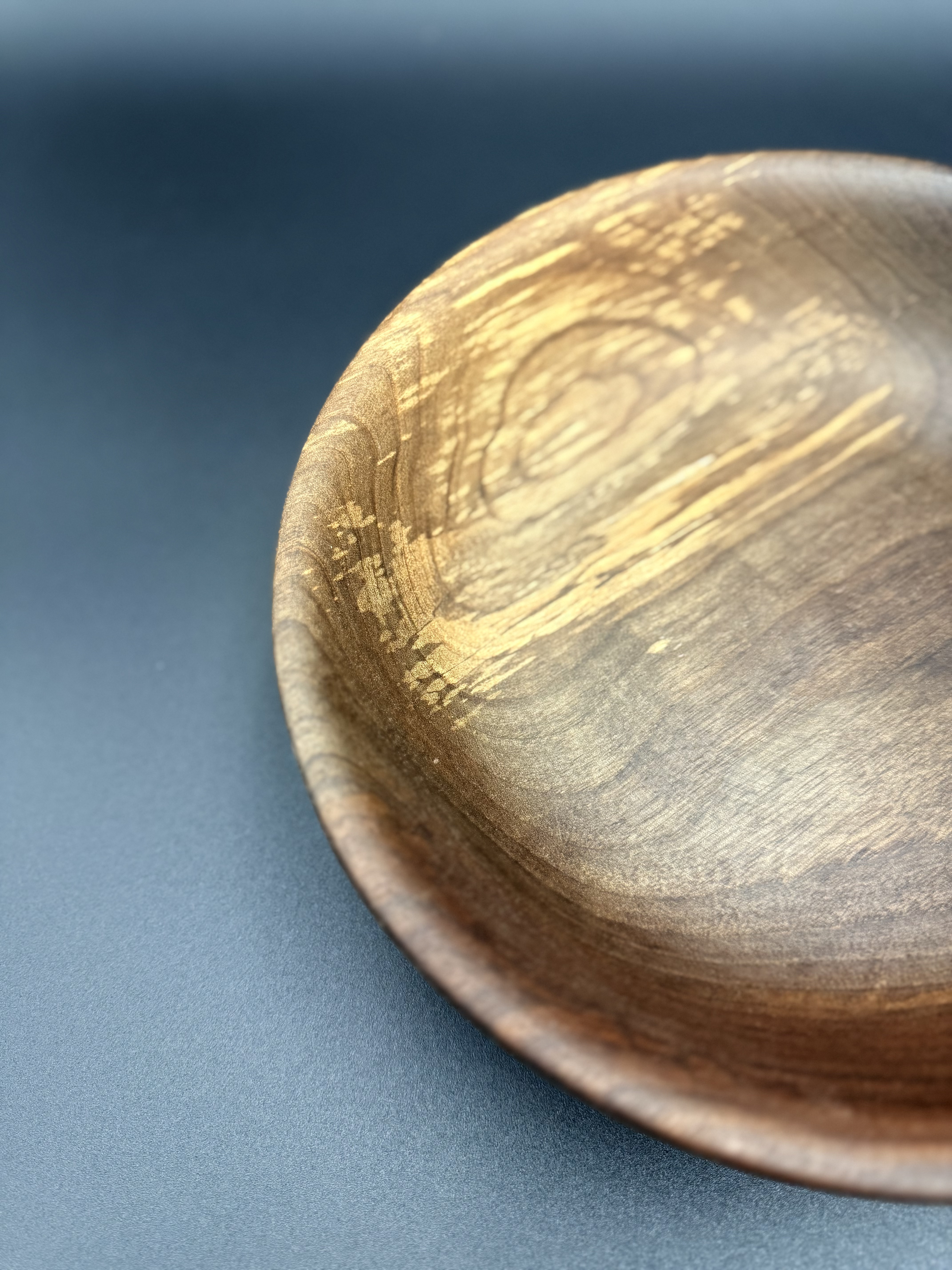 Accented Walnut Dish