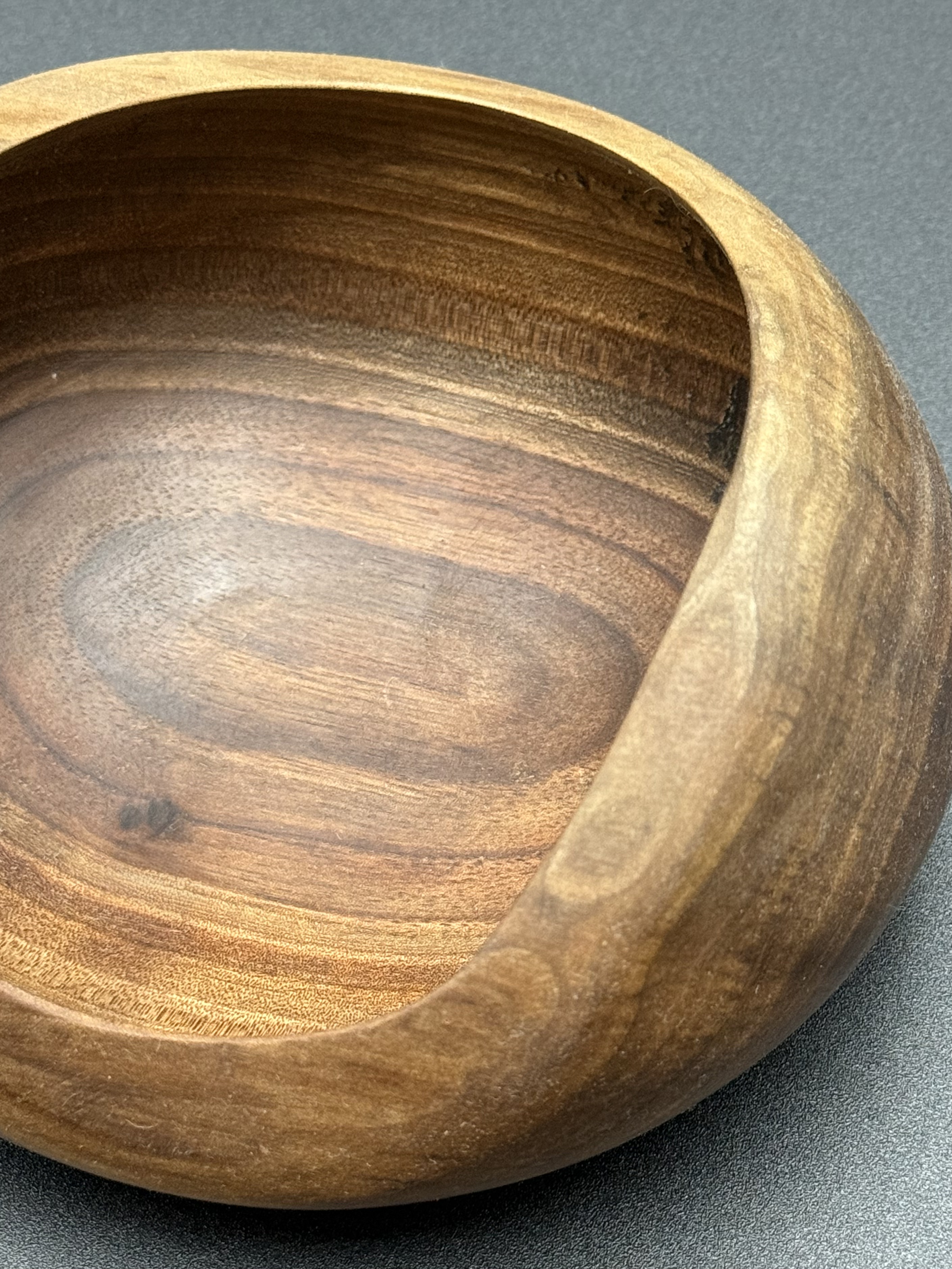 Small Rustic Walnut Bowl