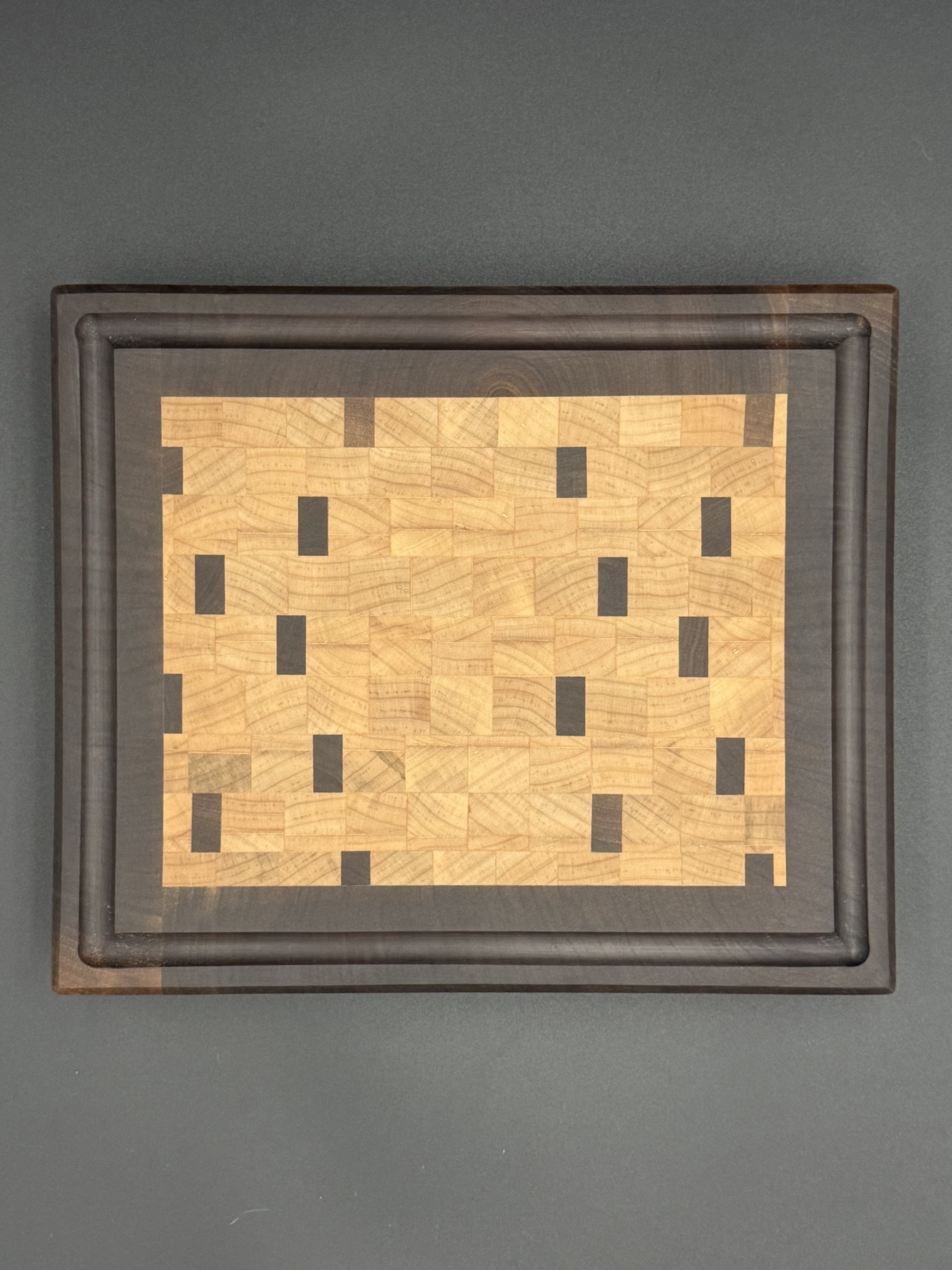 Maple/Walnut Butcher Block with Juice Groove