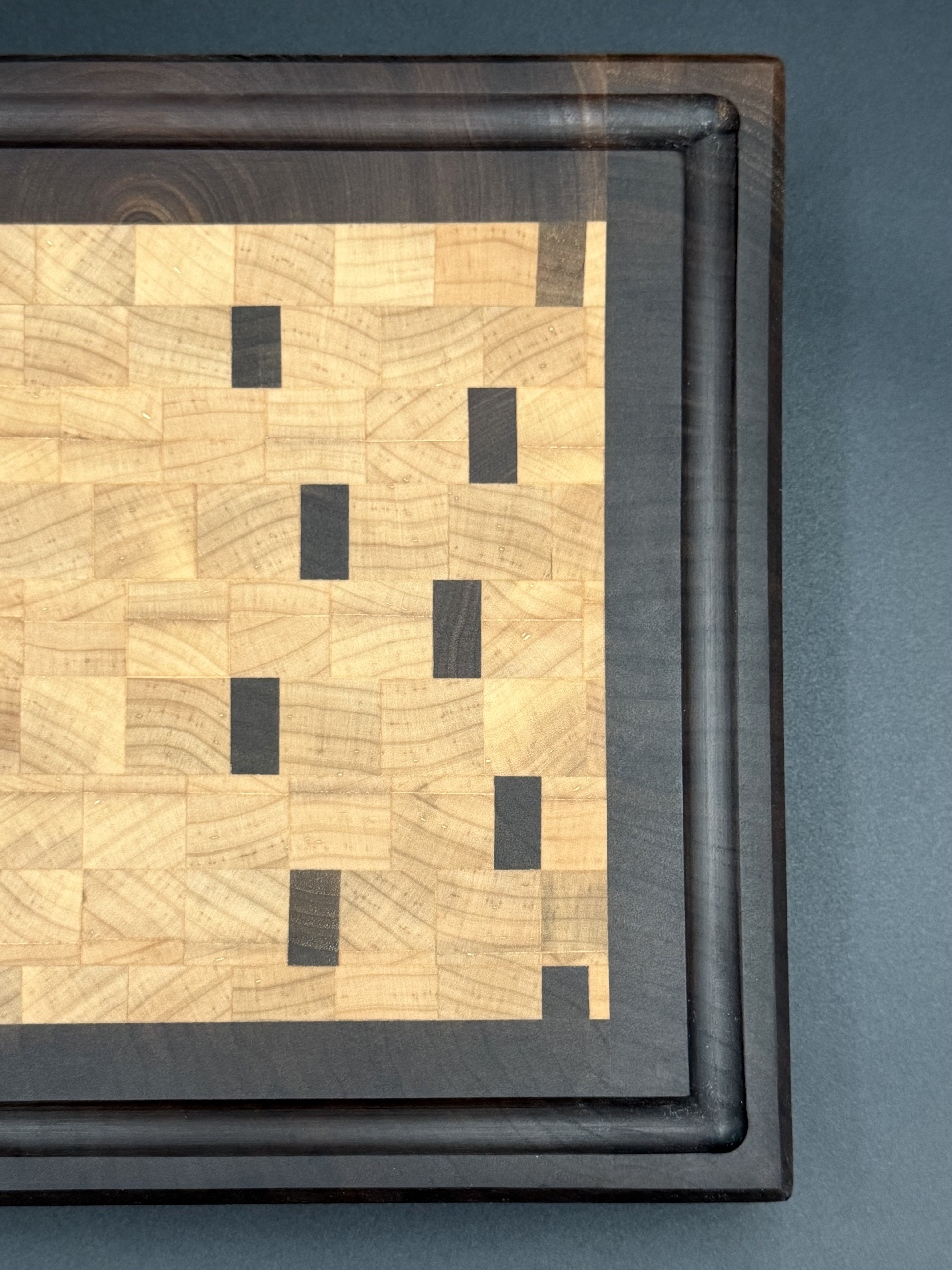 Maple/Walnut Butcher Block with Juice Groove