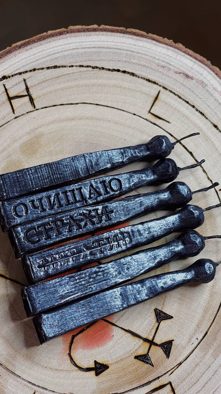 Žvakių komplektas greitam energetikos apsivalymui