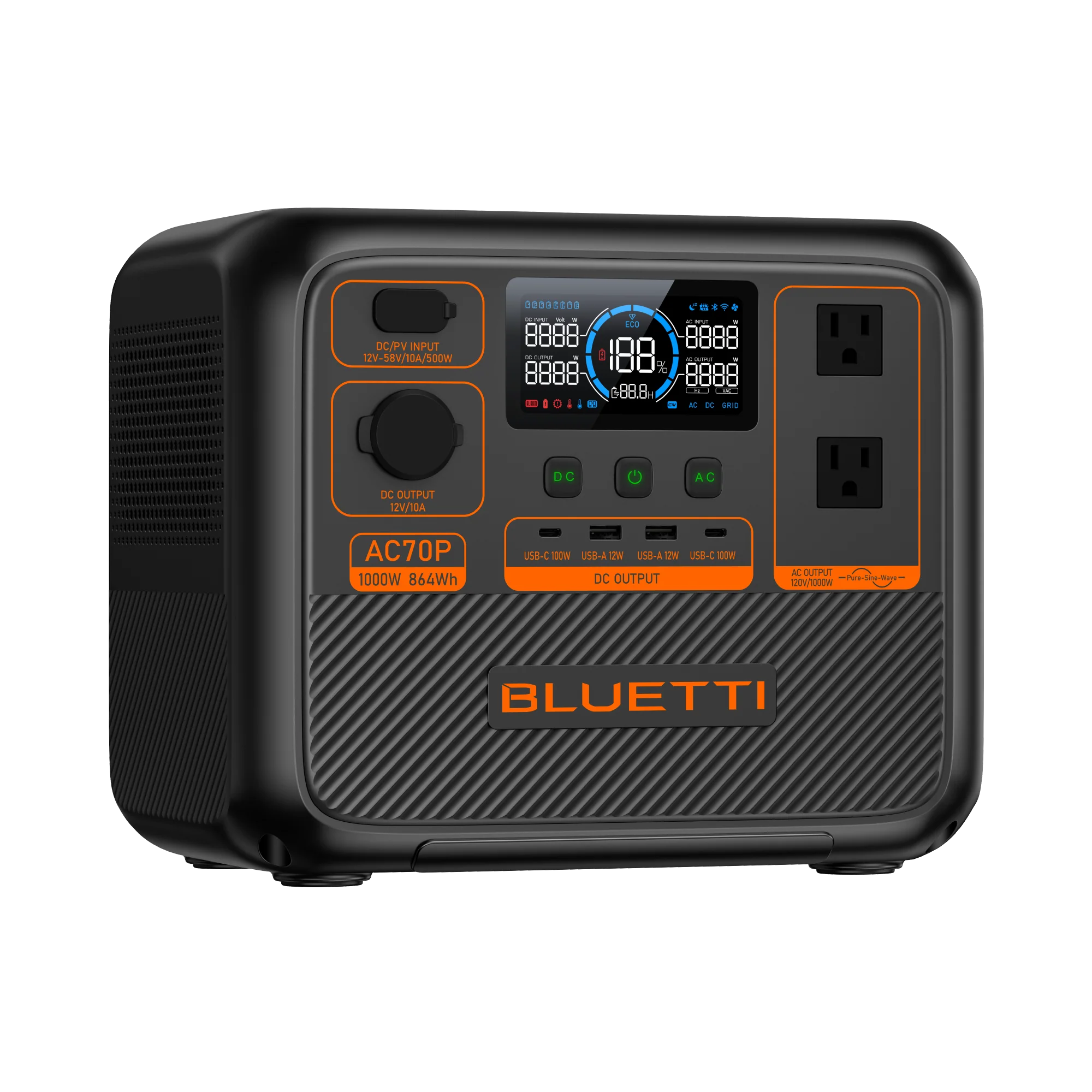 Estación de Energía Portátil BLUETTI AC70P