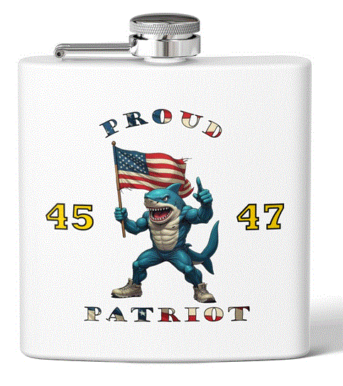 Flask - Commemorative 45 47 Proud Patriot Design