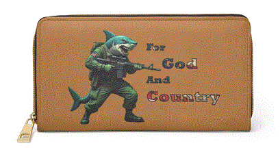 Zipper Wallet - For God and Country
