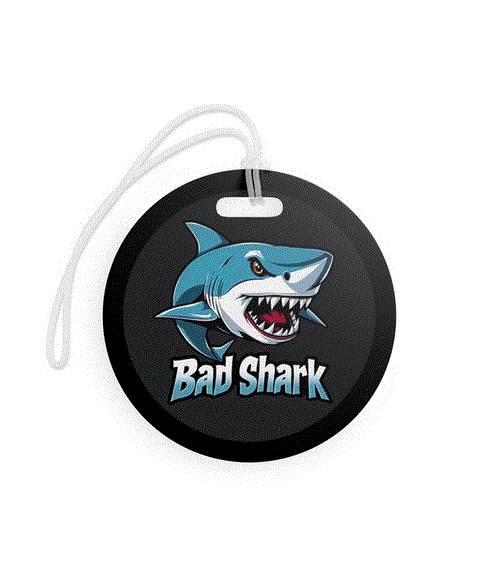Luggage Tags - Bad Shark Design