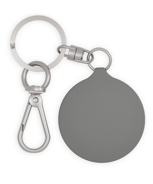 Keyring Tag - Bad Shark Design