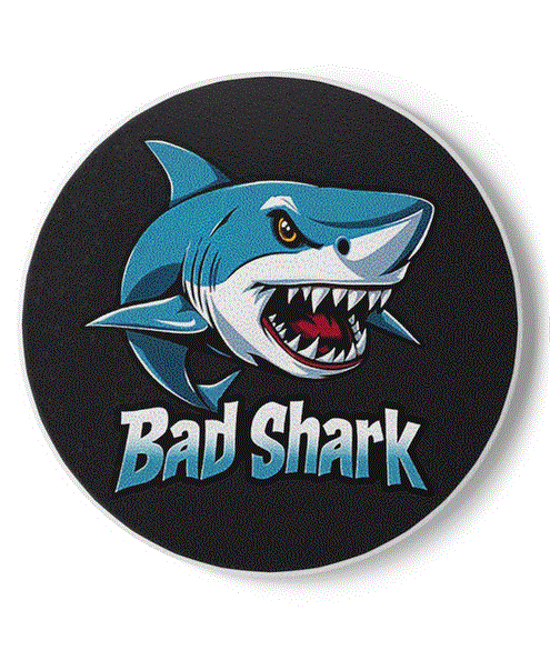Ceramic Coaster - Bad Shark