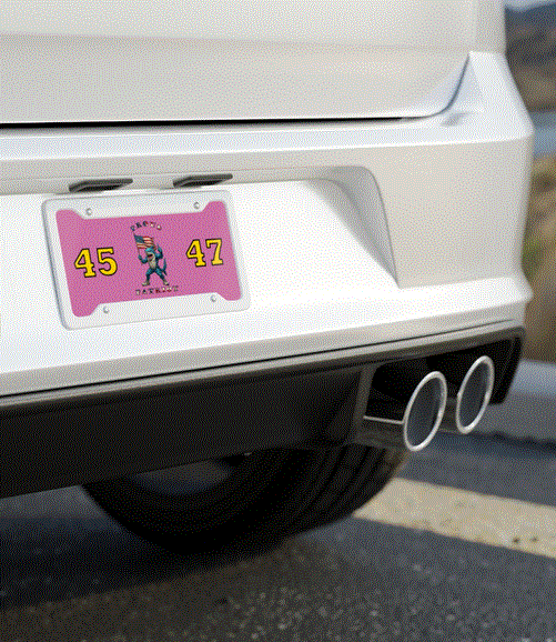 License Plate - Commemorative 45 47 Proud Patriot Shark Design