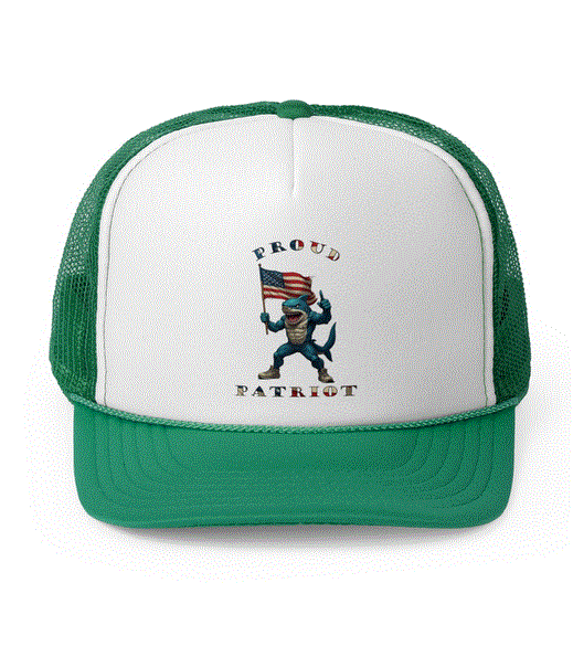 Trucker Cap - Proud Patriot Shark