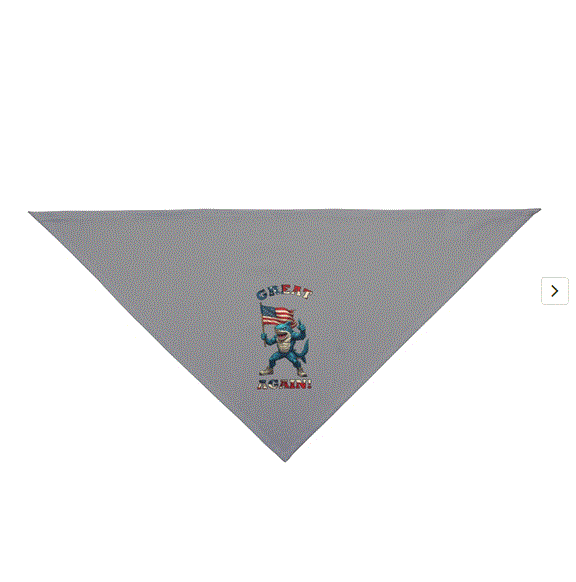 Pet Bandana – Shark ‘Great Again’ Design