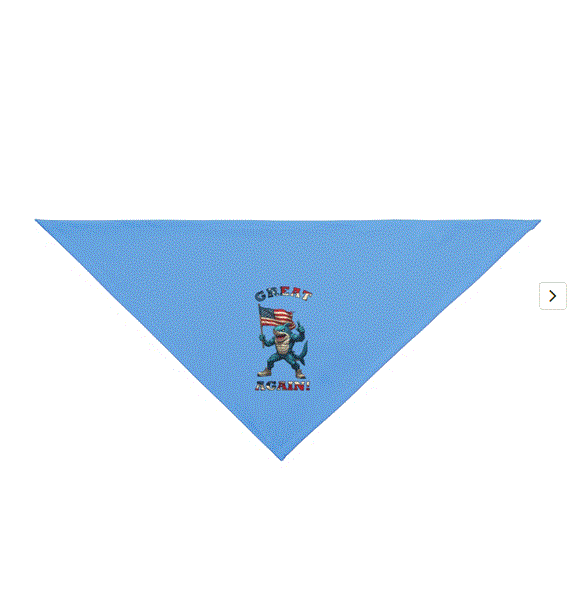 Pet Bandana – Shark ‘Great Again’ Design