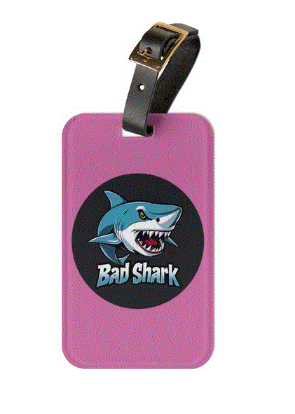 Luggage Tag - Bad Shark Design