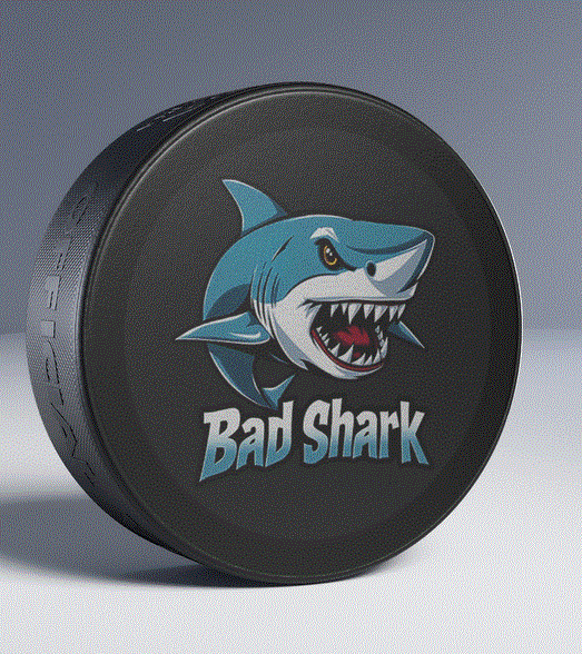 Hockey Puck - Bad Shark