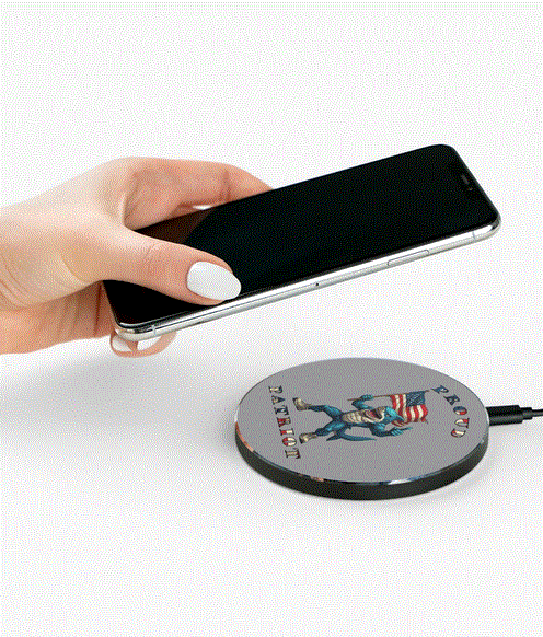 Wireless Charger - Proud Patriot Shark Design