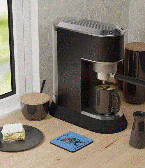 Coaster - Patriotic Shark Design