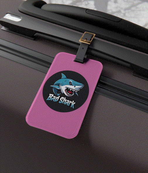 Luggage Tag - Bad Shark Design