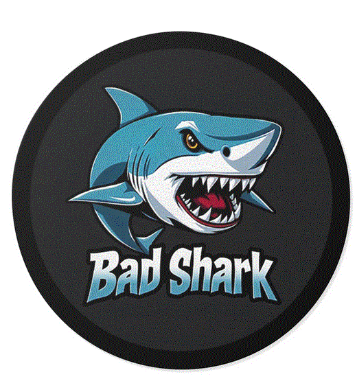 Vinyl Stickers - Bad Shark Design