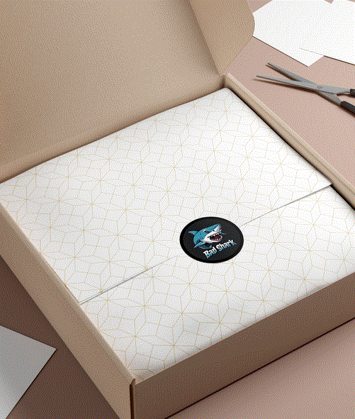 Vinyl Stickers - Bad Shark Design