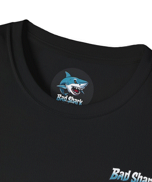 Pool Shark Unisex Softstyle T-Shirt - Logo w/Shark You Design