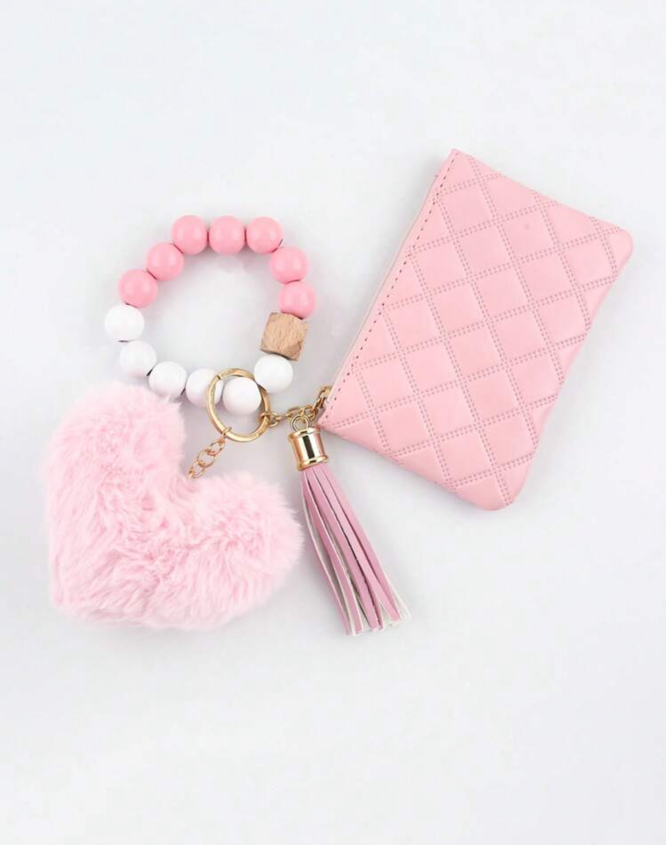 Pretty in Pink Keychain Set