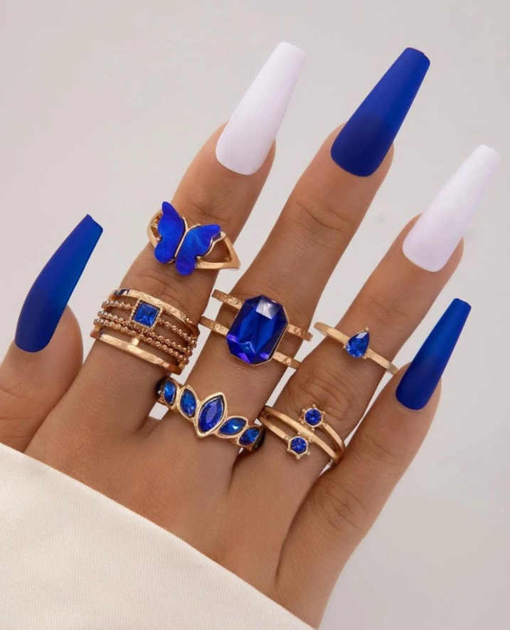 Royal Sapphire Ring Set
