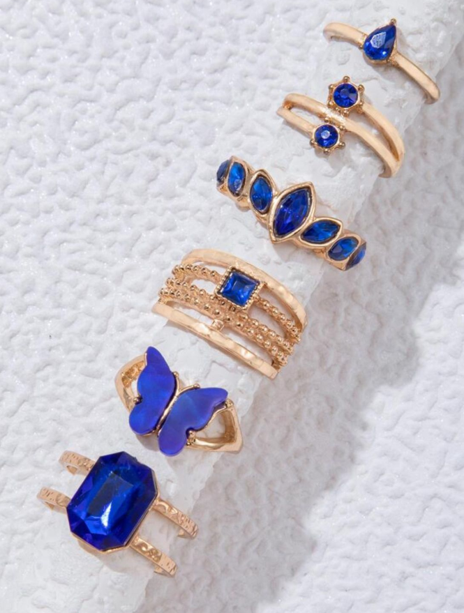 Royal Sapphire Ring Set