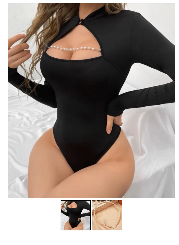 Pearliness Body Suit Includes, Pearl Headband!