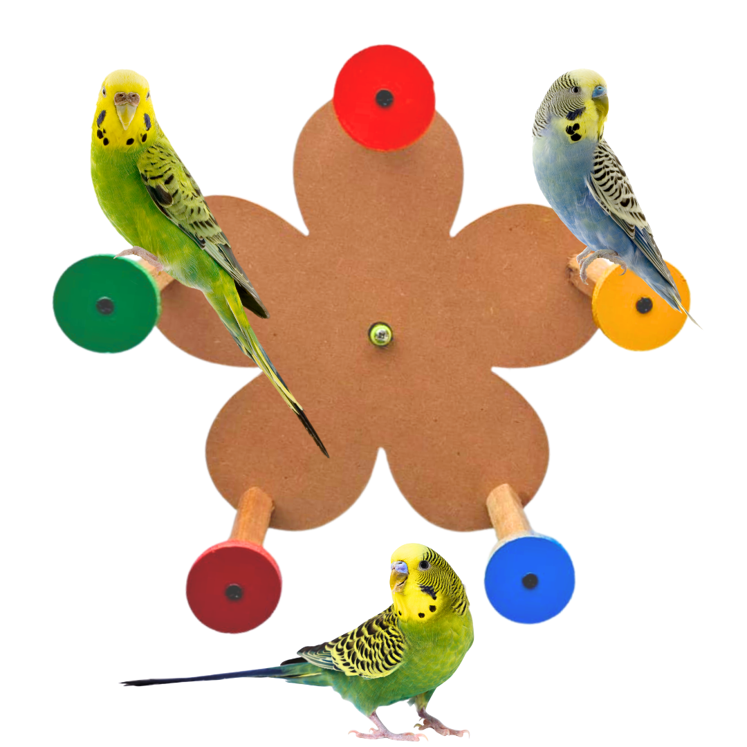 Bird Perch Flower Wheel