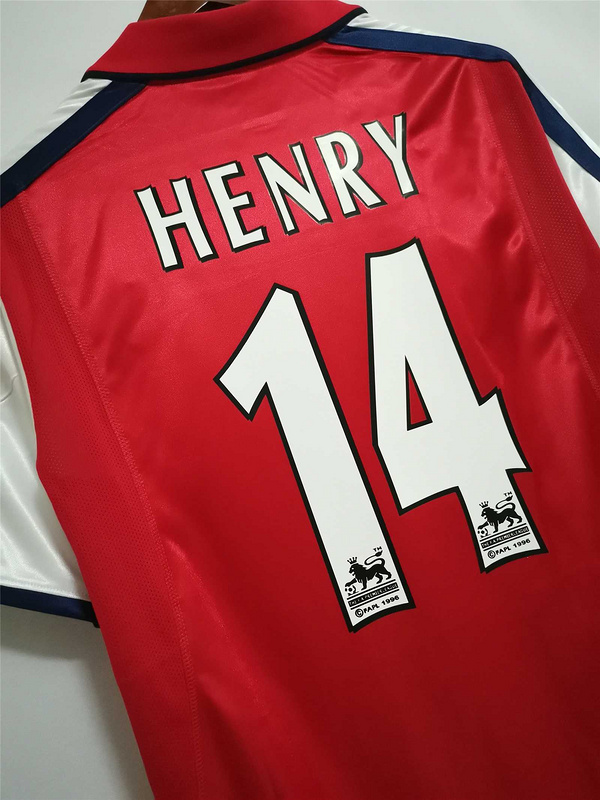 00-01 Arsenal Home MEN T-Shirt - Henry 14