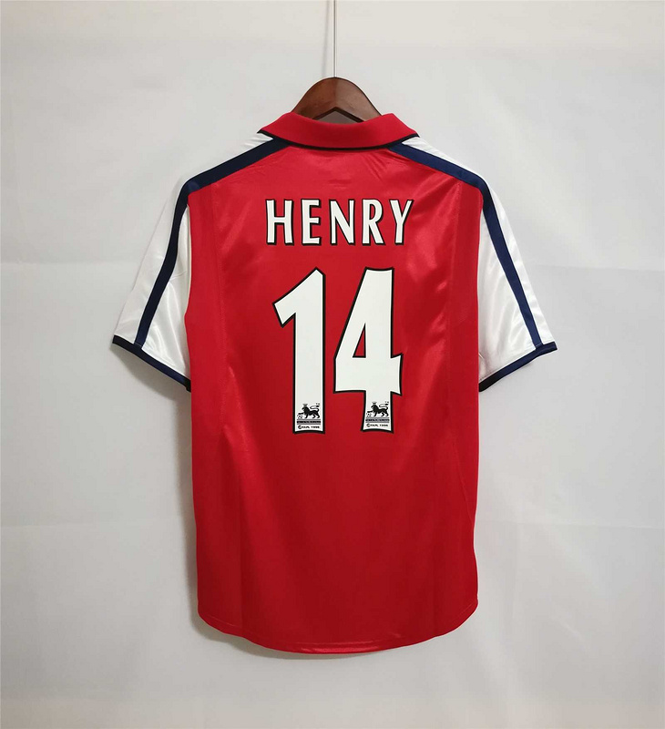00-01 Arsenal Home MEN T-Shirt - Henry 14