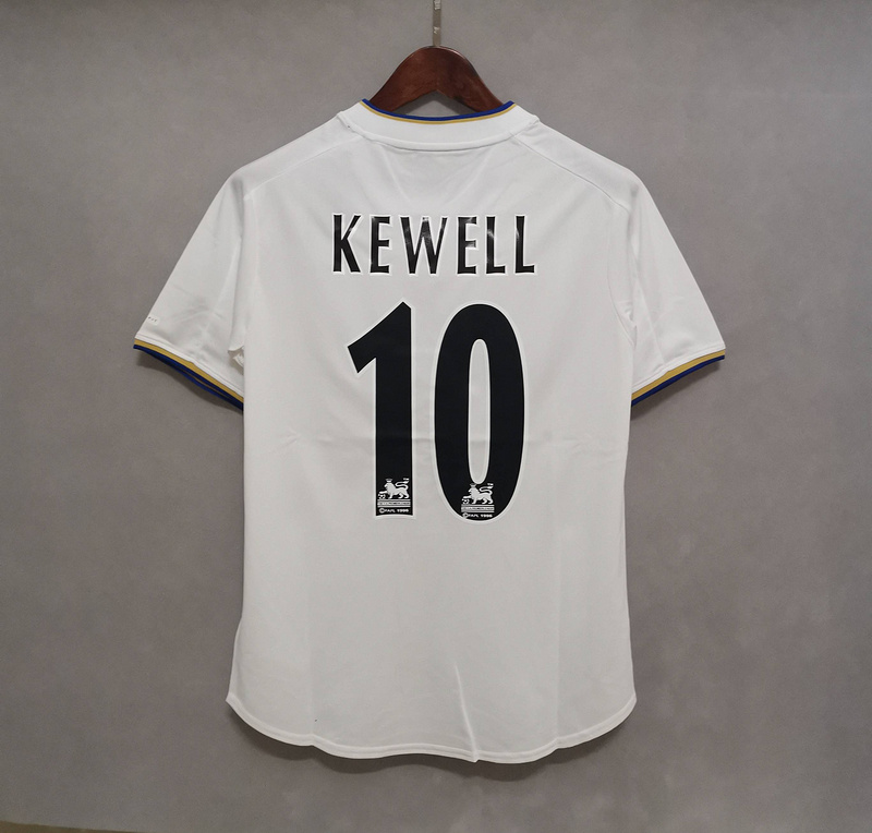 00-01 Leeds United Home MEN T-Shirt - Kewell 10