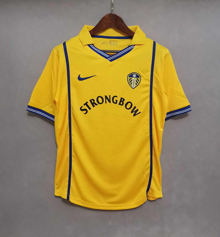 00-01 Leeds United Yellow Away MEN T-Shirt - Kewell 10