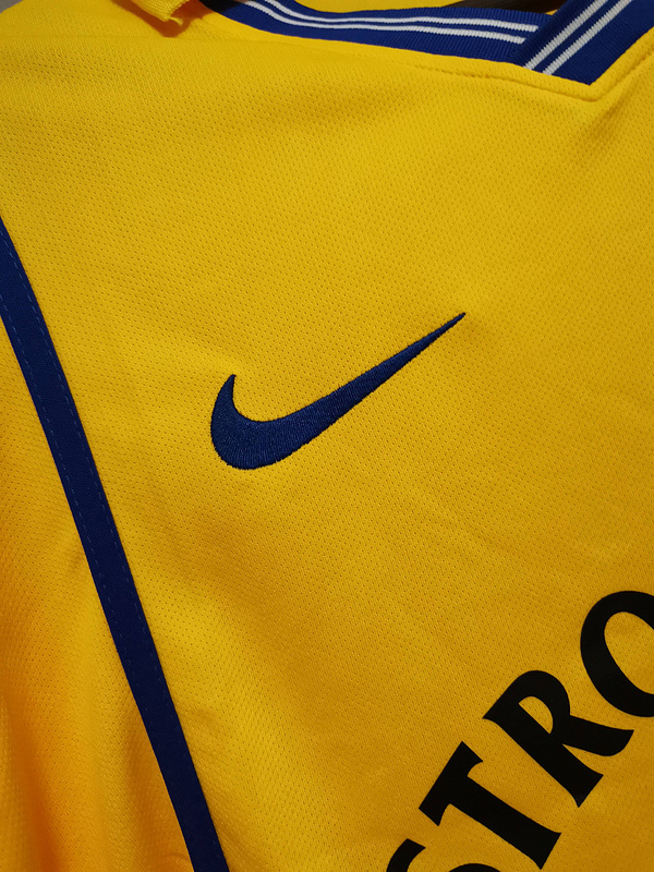 00-01 Leeds United Yellow Away MEN T-Shirt - Kewell 10